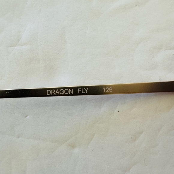 Quay Australia Dragon Fly 126 Pink Aviator Sunglasses Matte Gold, NWT - Picture 10 of 11